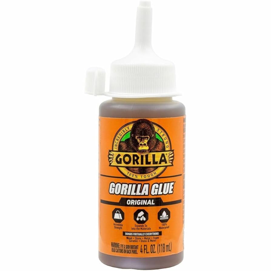New!!! Original Gorilla Glue 4oz High Strength Waterproof